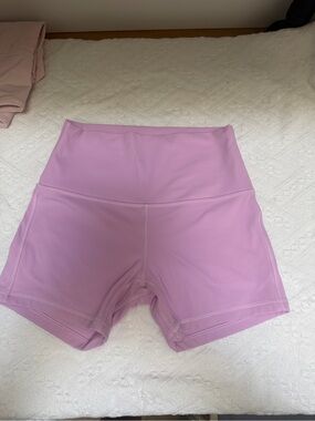 lululemon athletica High-Waist Lavender Athletic Shorts